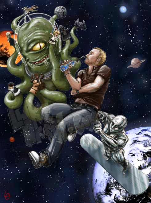 Luke Orrin - in space